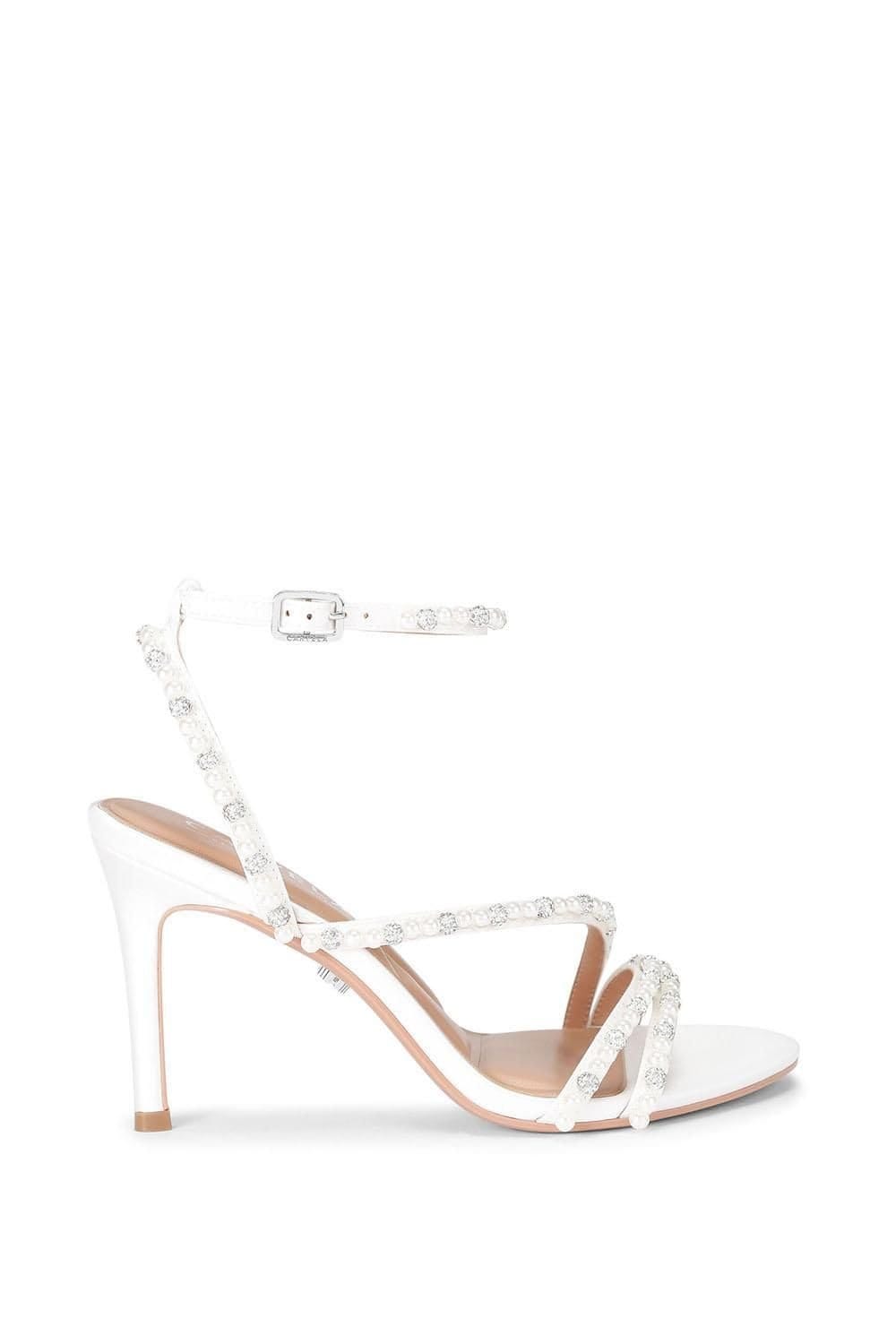 Carvela Carvela Women's 'Felice' Satin Heels in White - 1