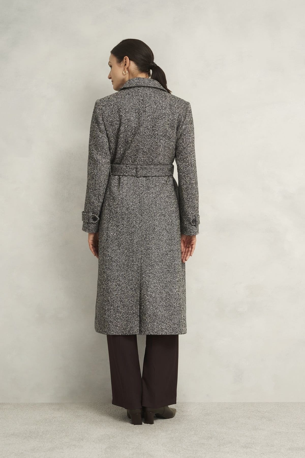 Hobbs London Hobbs London Women's Wendy Coat in Charcoal - 4