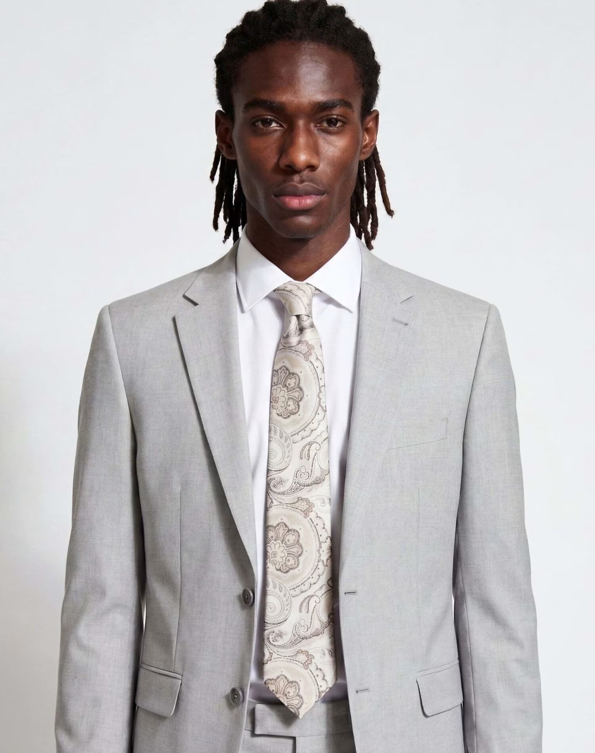 ASOS Harry Brown Alex harry suit jacket in light grey in light grey
