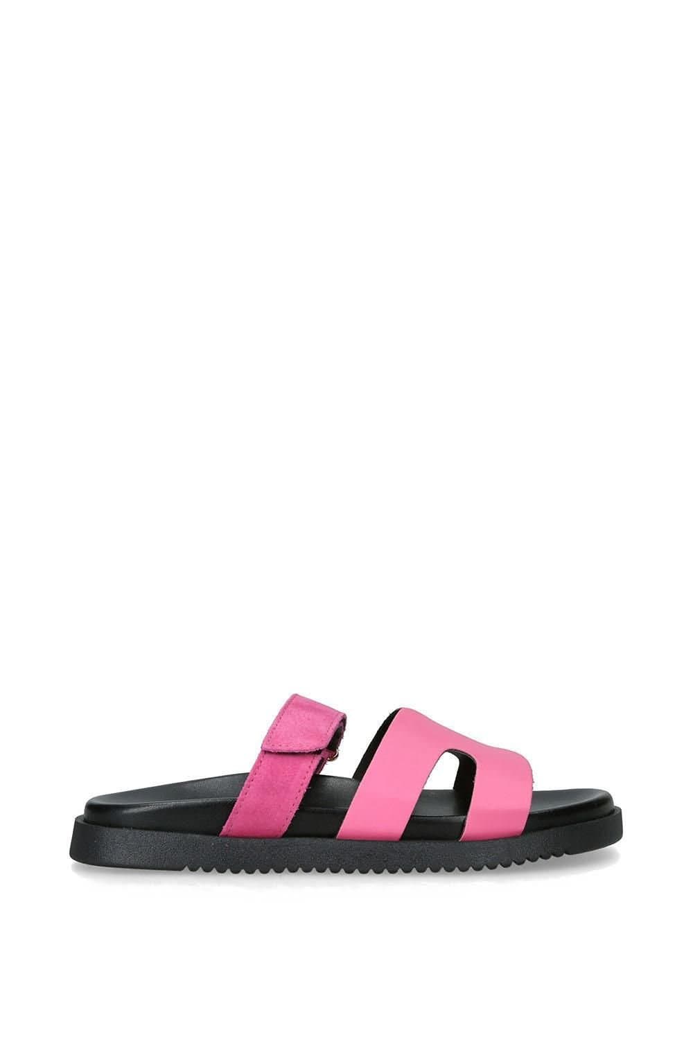 Steve Madden Steve Madden Women's 'Missile Pink' Suede Leather Sandals In Pink