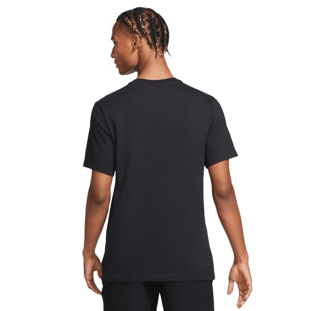 Nike Nike Men's Printed Dark Grey T-Shirt in Black - 2