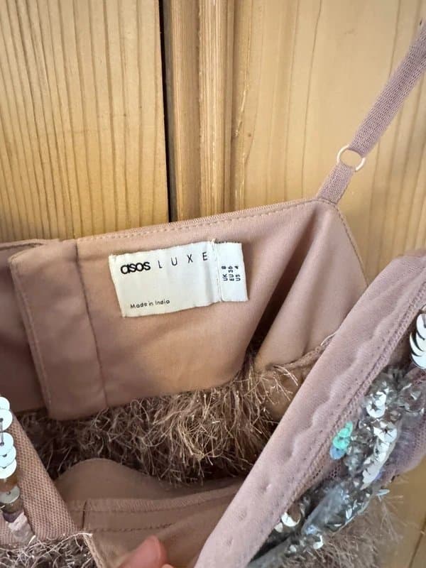 ASOS Asos LUXE feather top