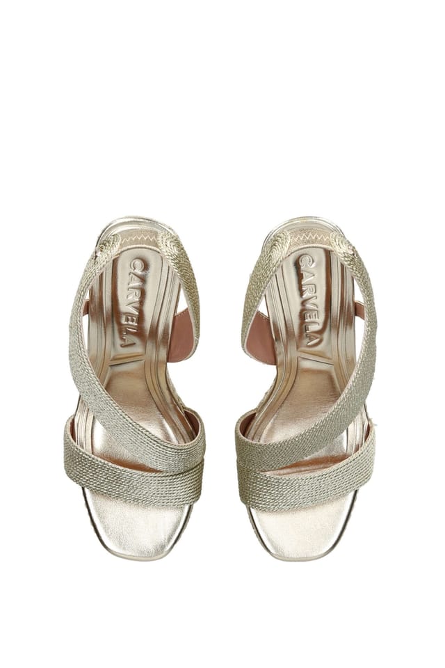 Carvela Carvela Women's 'Gala Wedge' Fabric Heels in Gold - 2