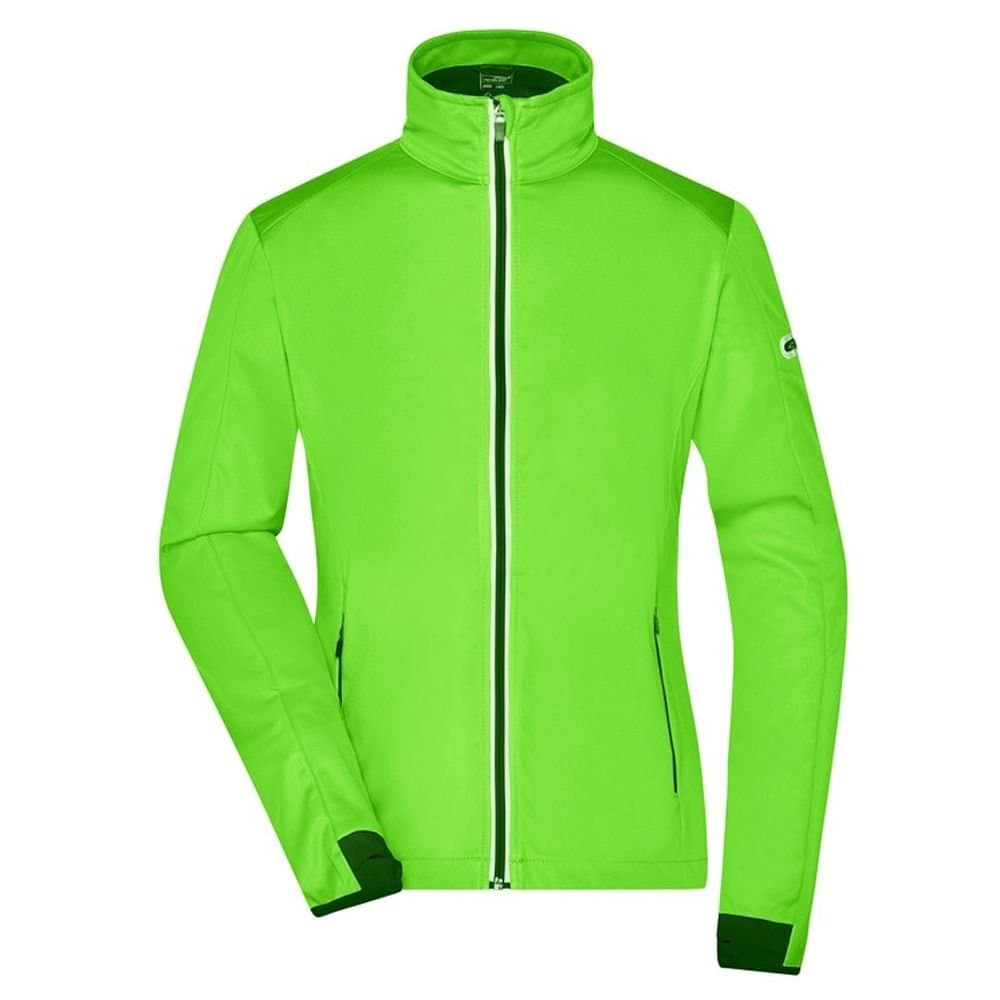 James and Nicholson James and Nicholson Women's Sports Soft Shell Jacket in Bright Green