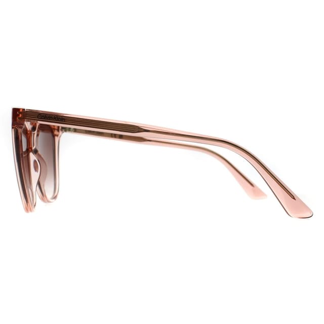 Calvin Klein CALVIN KLEIN Women's Cat Eye Transparent Rose Pink Peak Pink Gradient CK23506S - 3