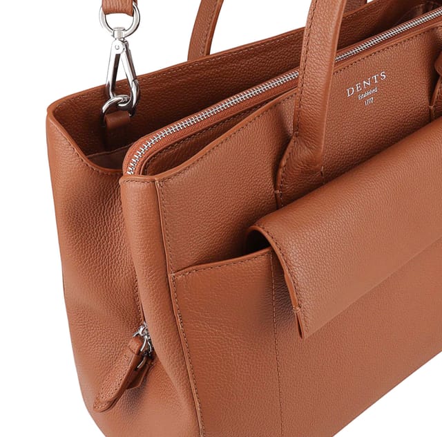 Dents Dents Women's Corvina Leather Shoulder Bag in Brown - 3