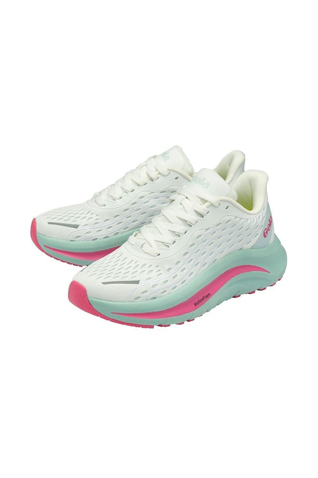 Gola Gola Women's 'Alzir Speed' Mesh Running Trainers in White - 3