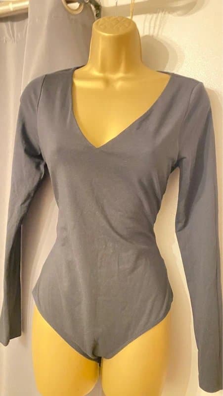 New Look Black bodysuit - long sleeved