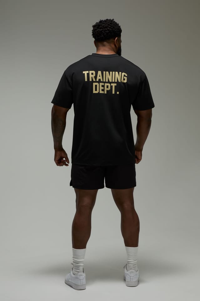 Training Dept. Training Dept. Men's Training Dept Performance Oversized T-shirt in Black - 2