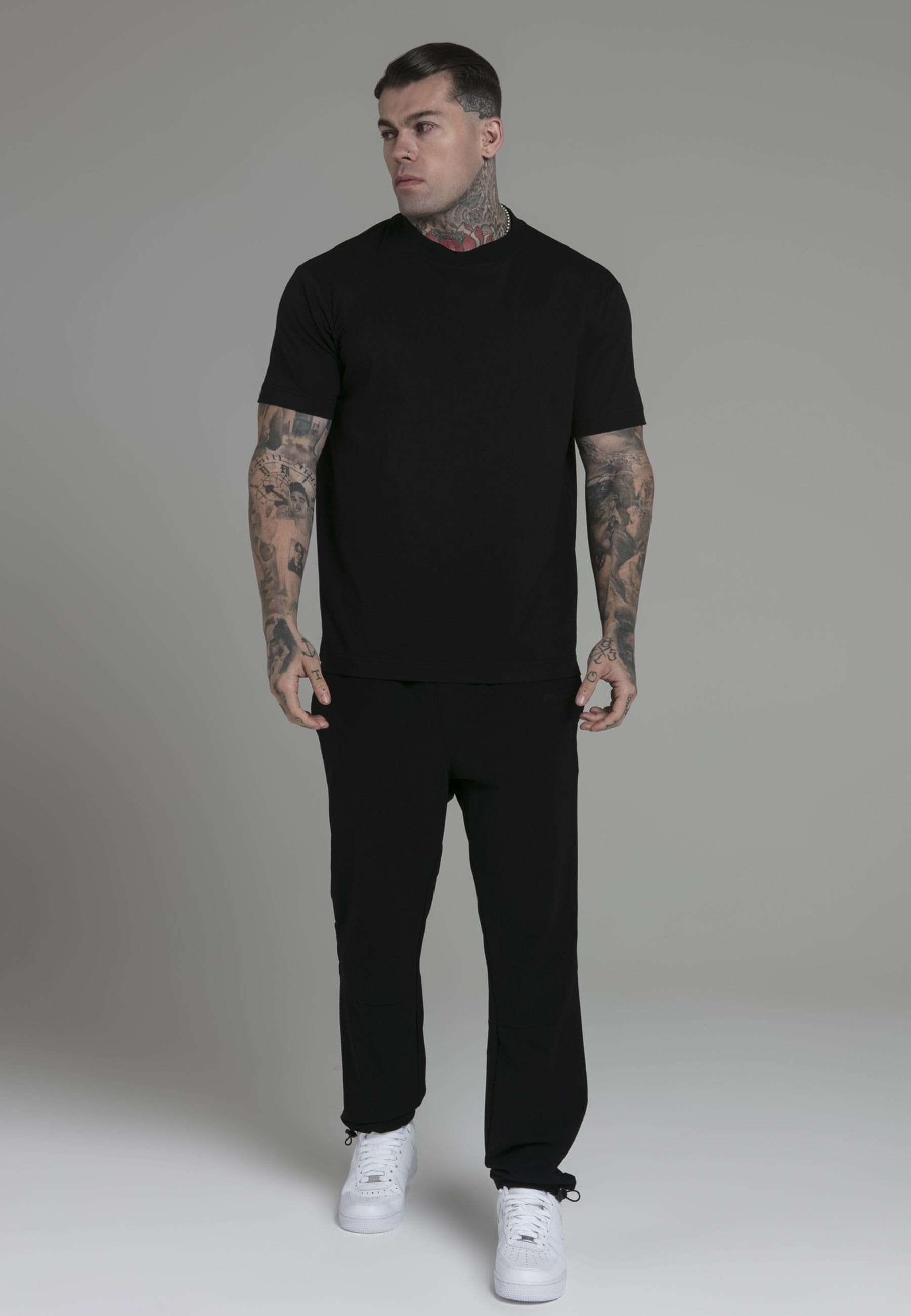 SikSilk SikSilk Men's Pack of 2 T-Shirts in Black - 4