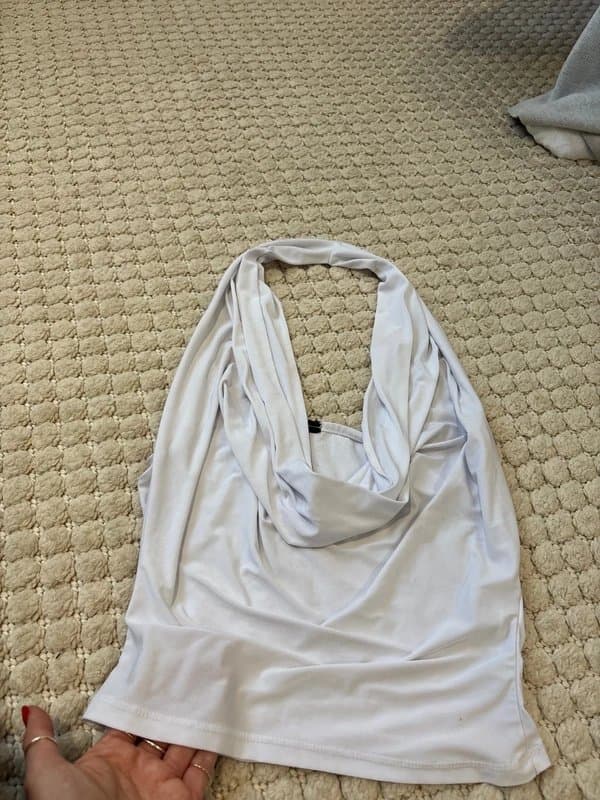 ASOS Halter drape top