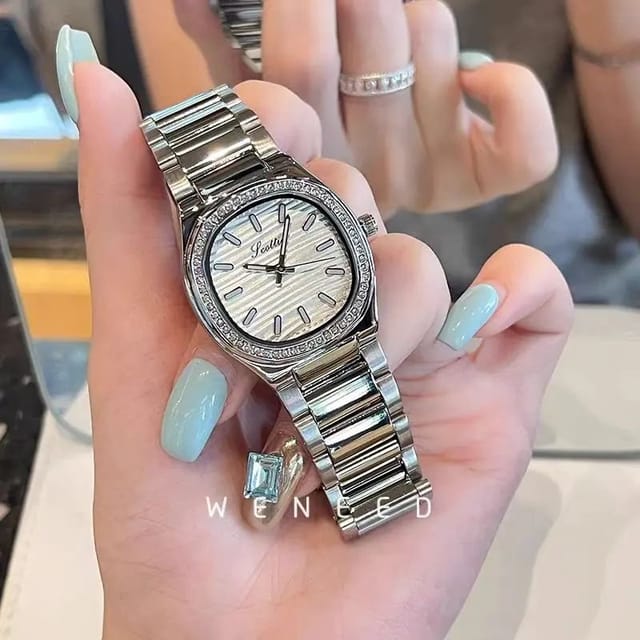 Emma Loves Diamonds Emma Loves Diamonds Women's Lumia Watches Swiss Quartz Watch with a White Dial & a Silver Bracelet - 2