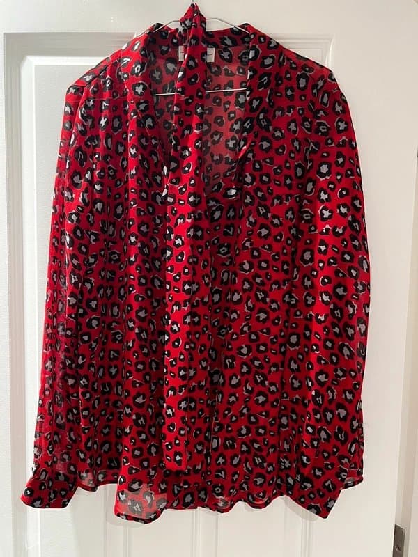 Never Fully Dressed Red Leopard NFD shirt