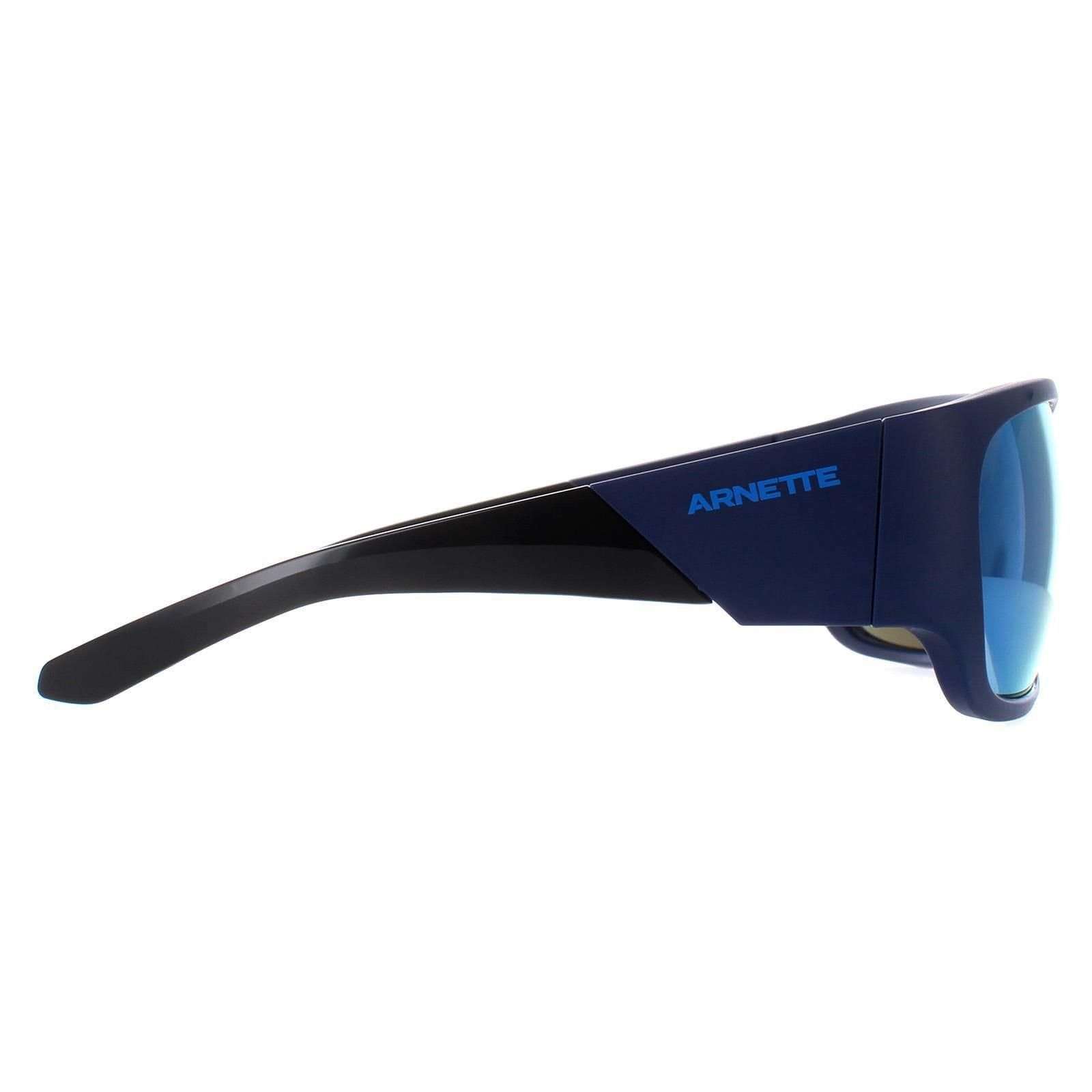 Arnette Arnette Men's Square Matte Blue Dark Grey Mirror Water Polarized AN4324 Lil' Snap - 4
