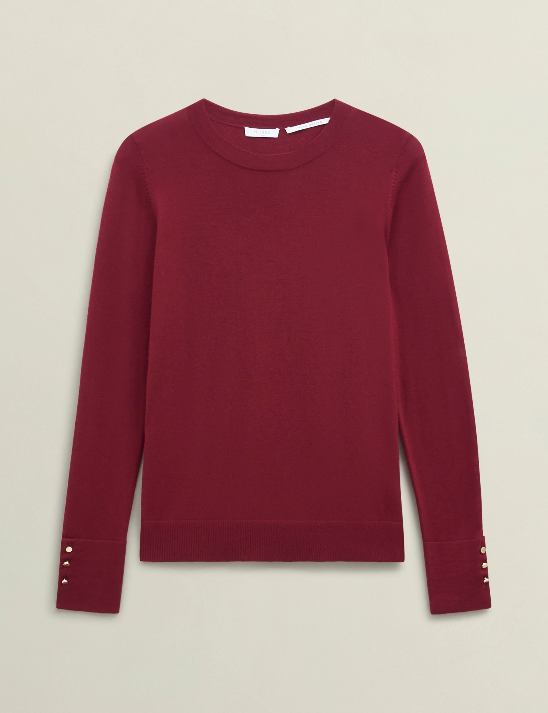 Hobbs London Hobbs London Women's Penny Merino Jumper in Black - 2