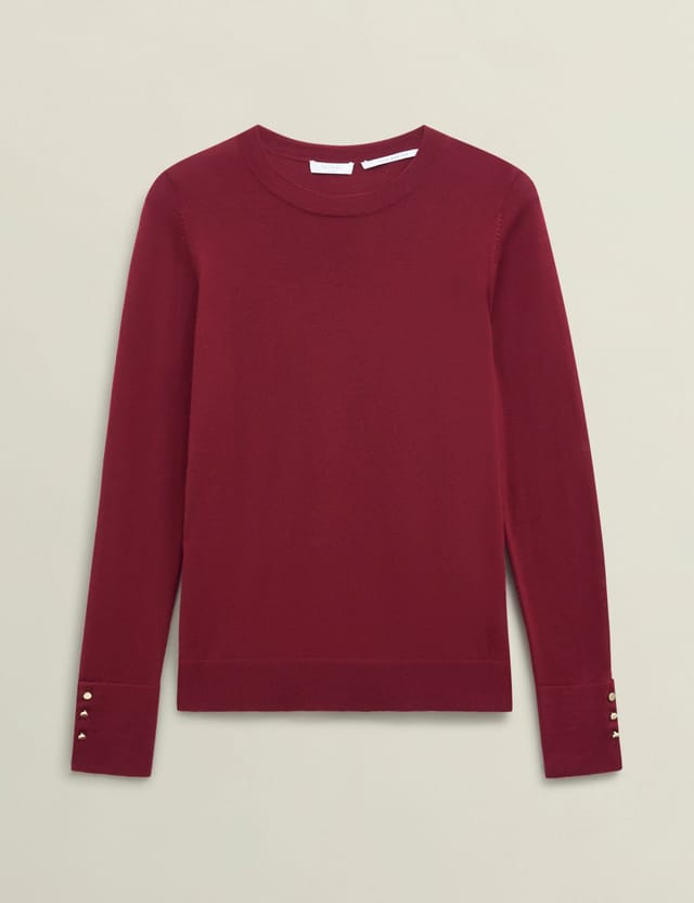 Hobbs London Hobbs London Women's Penny Merino Jumper in Black - 2