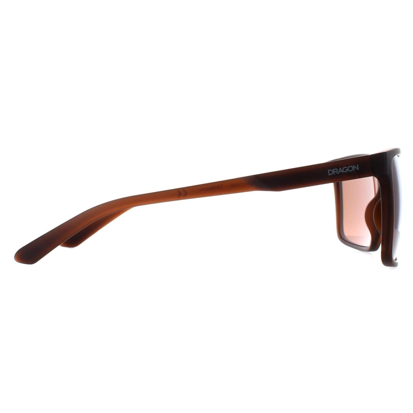 Dragon Dragon Men's Rectangle Matte Brown Lumalens Brown Sparrow - 4
