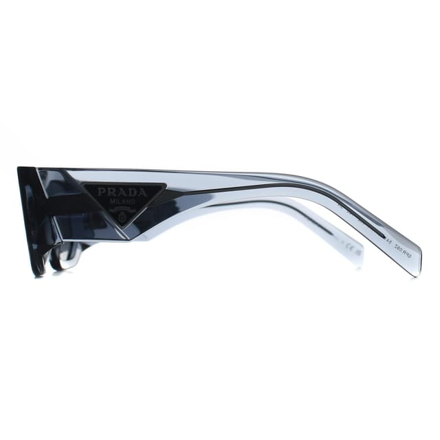 Prada Prada Men's Rectangle Transparent Ocean Dark Grey PR09ZS in Blue - 3