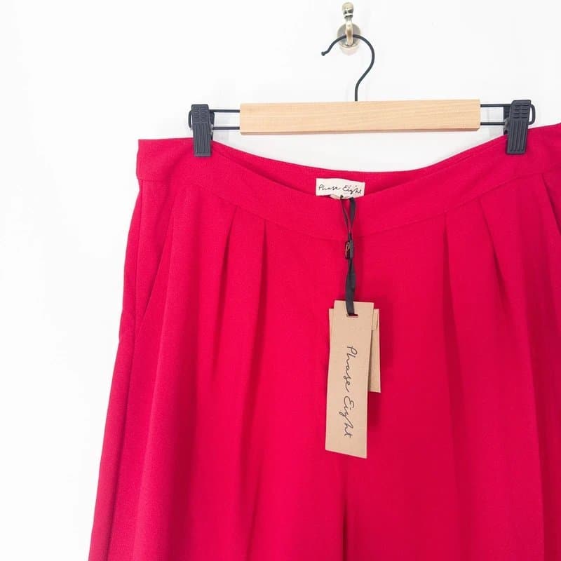 Phase Eight Phase Eight Shakira Culottes Size 16 NEW RRP £79 Raspberry Pink Wide Leg Trouser