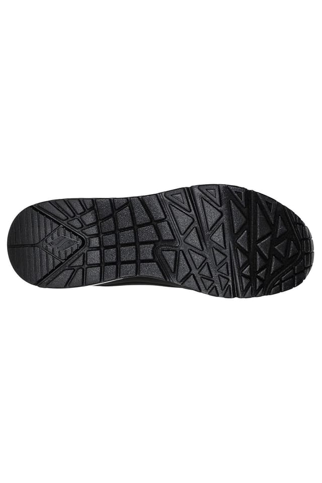 Skechers Skechers Women's UNO GOLDEN AIR Duraleather Lace Up Sneaker Black - 3