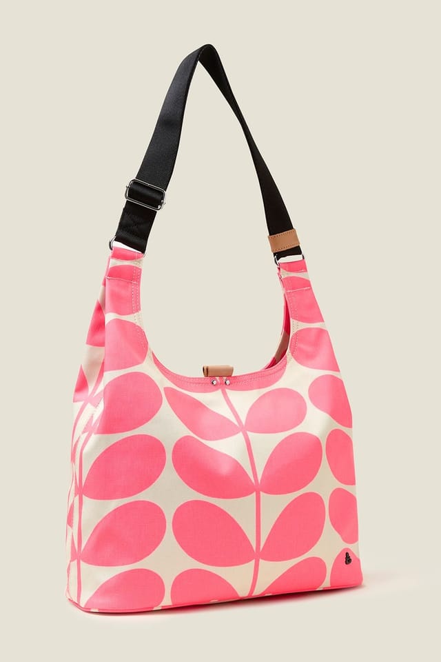 Orla Kiely Orla Kiely Women's Midi Crossbody - Neon Pink - 2