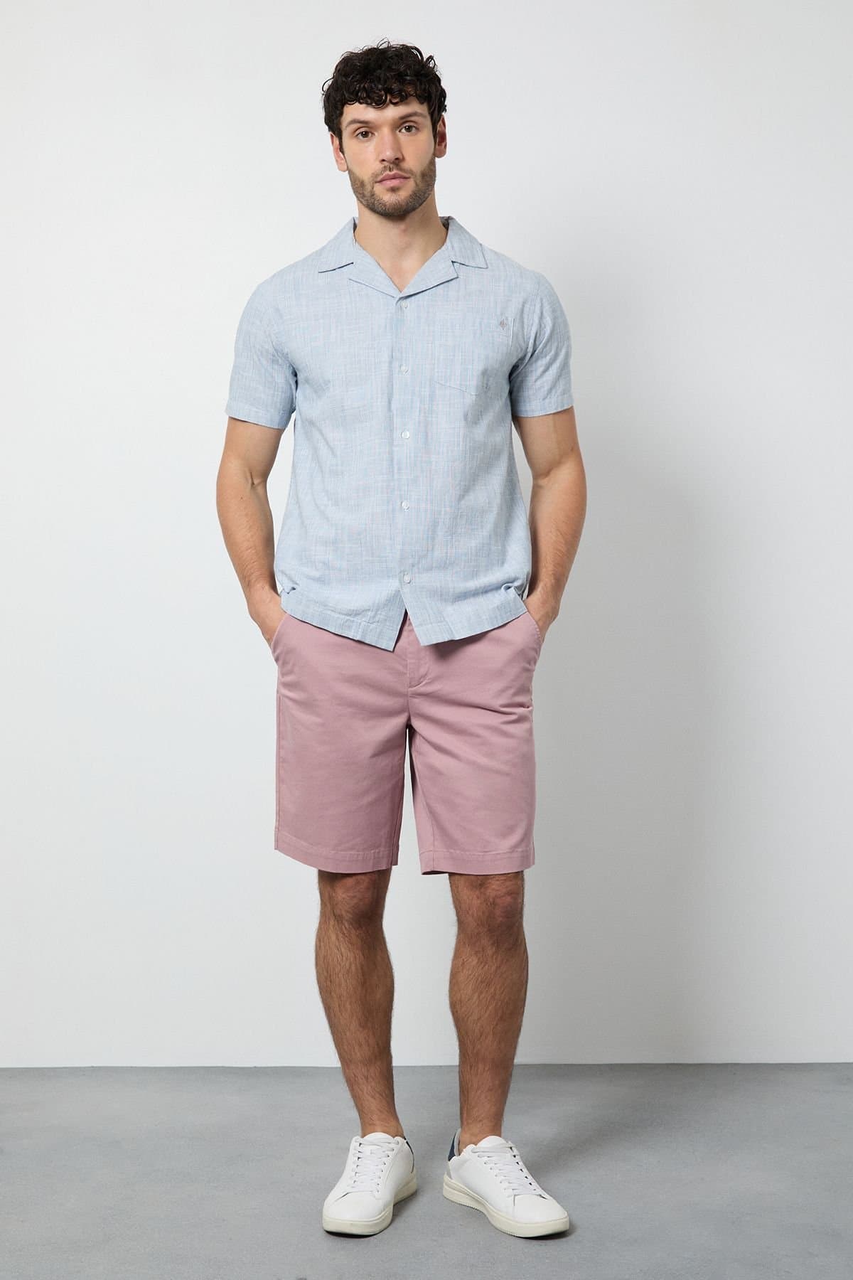 Maine Maine Men's Pink Premium Chino Shorts