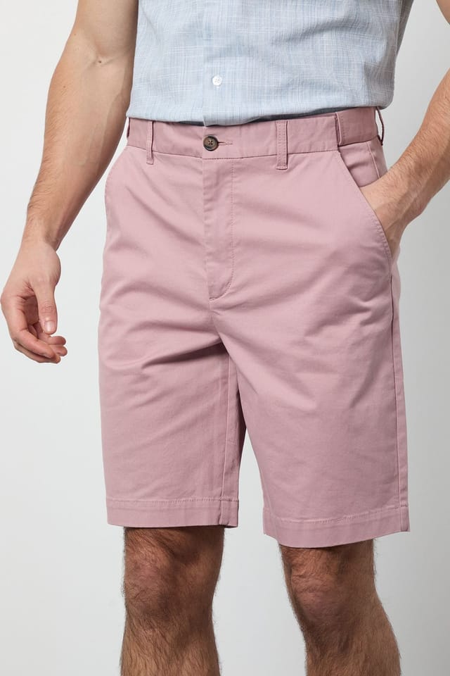 Maine Maine Men's Pink Premium Chino Shorts - 2