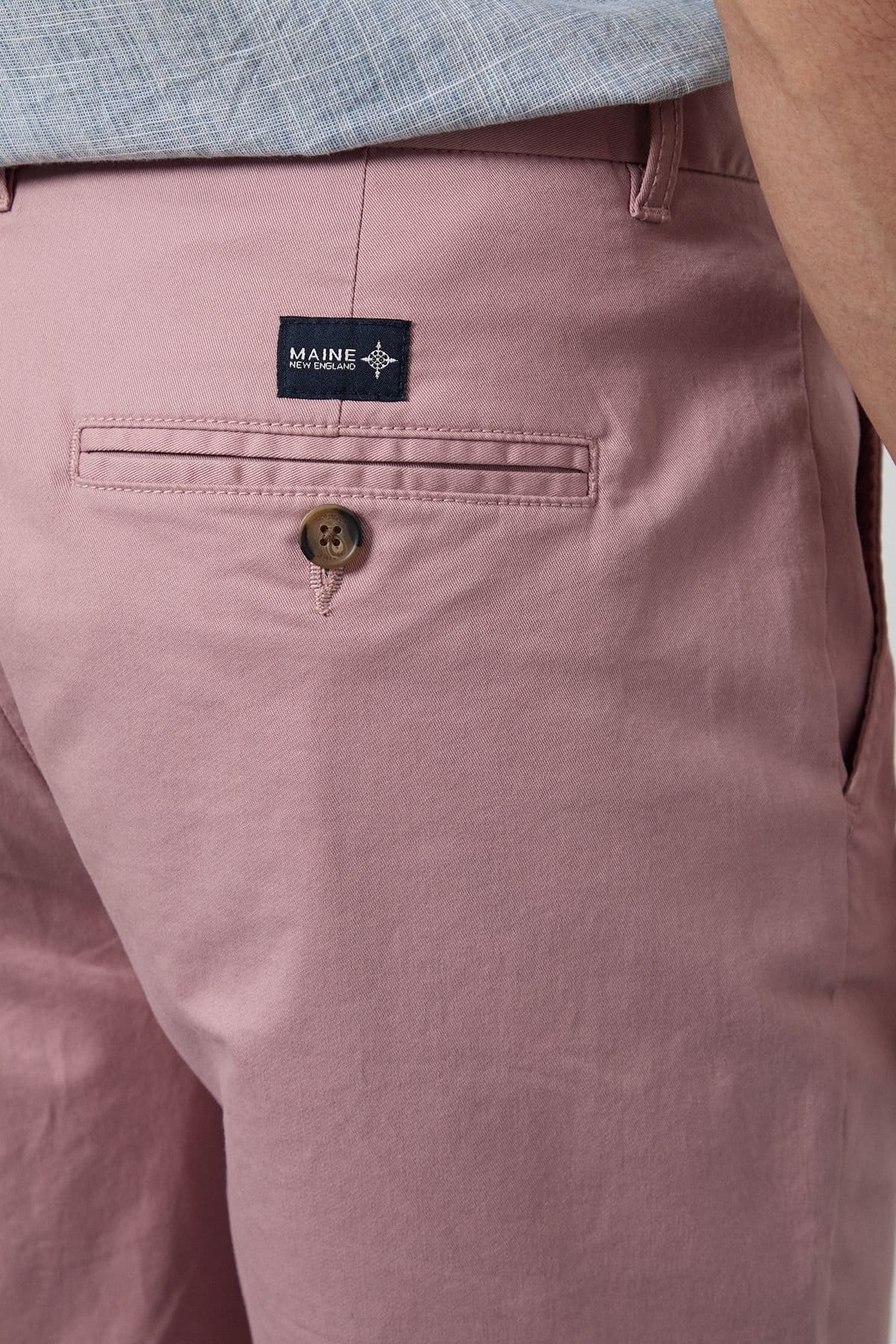 Maine Maine Men's Pink Premium Chino Shorts - 4