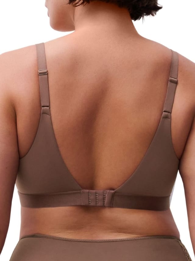 Chantelle Chantelle Women's Easy Feel Norah Wirefree Support Bra in Brown - 2