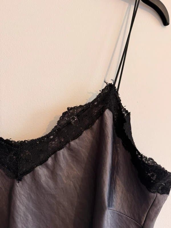 ASOS ASOS Lace Trim Slinky Nightdress