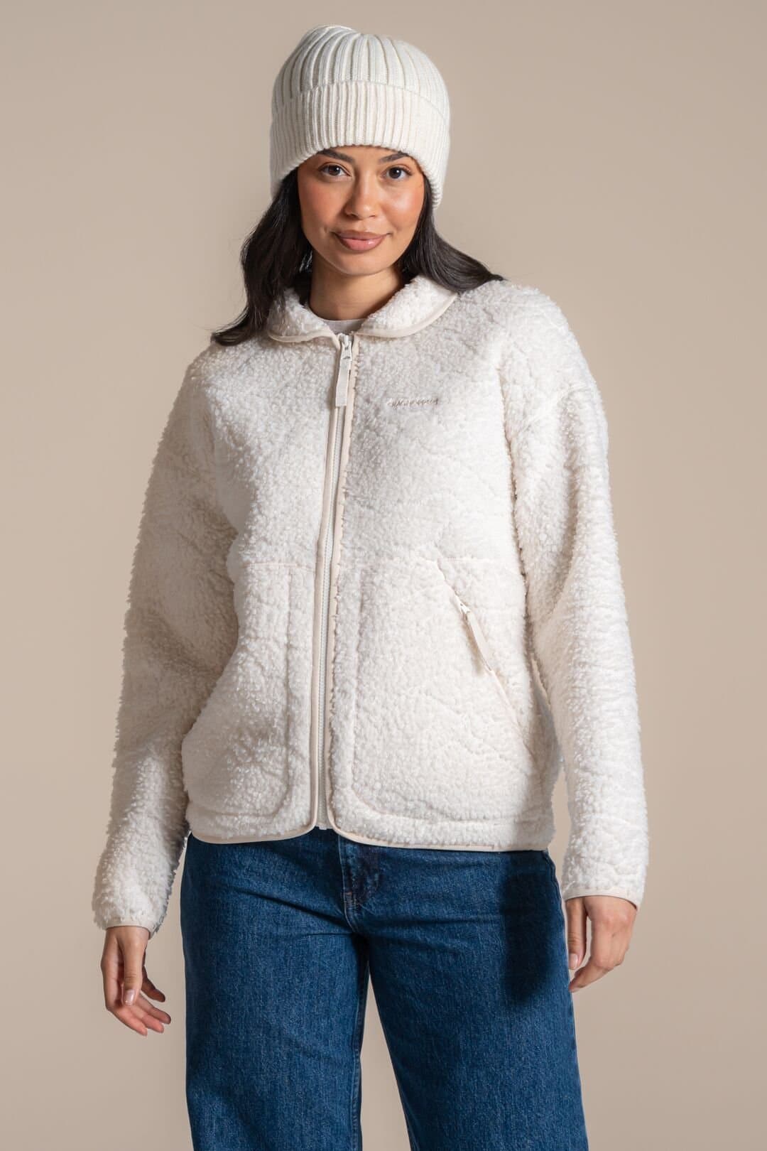 Craghoppers Craghoppers Women's Avens II Jacket Lightweight Fleece in Ecru