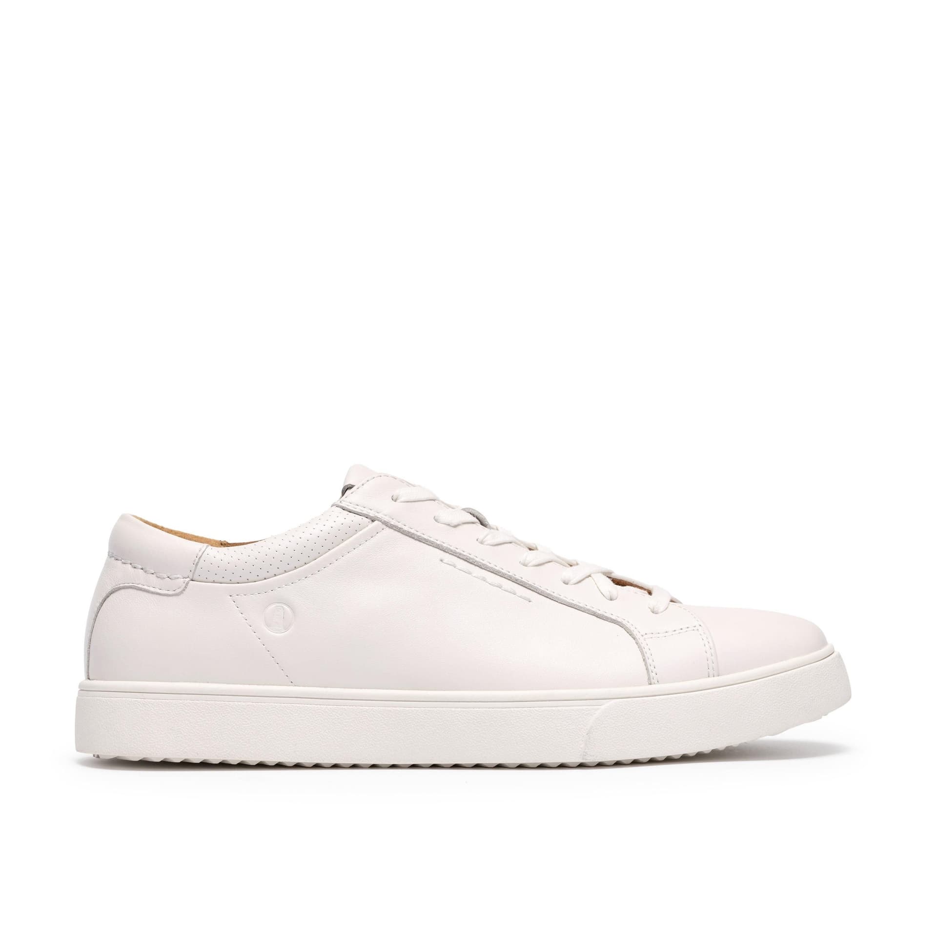 Clarks Clarks Men's Lydford Lace White Trainers, Lace Up