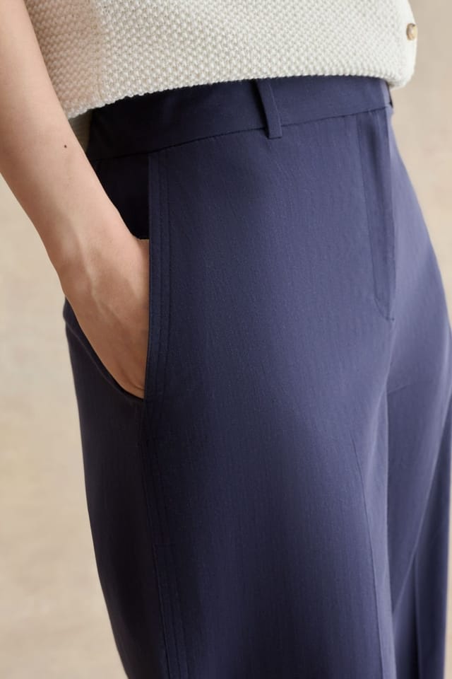 Hobbs London Hobbs London Women's Norwood Trouser in Navy - 3