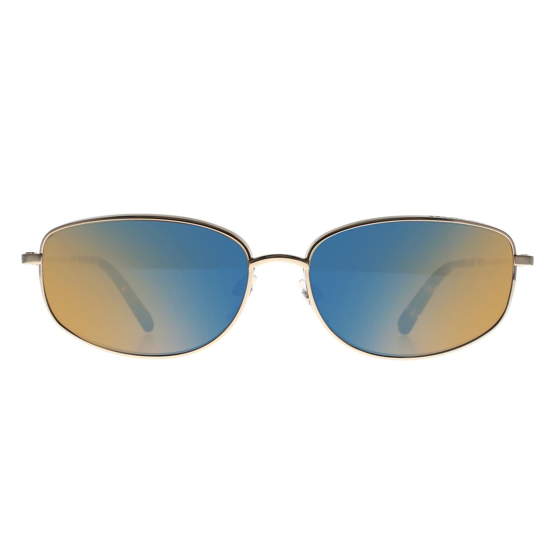 Marc Jacobs Marc Jacobs Women's Oval Gold Yellow Blue Gold Mirror MARC 772/S