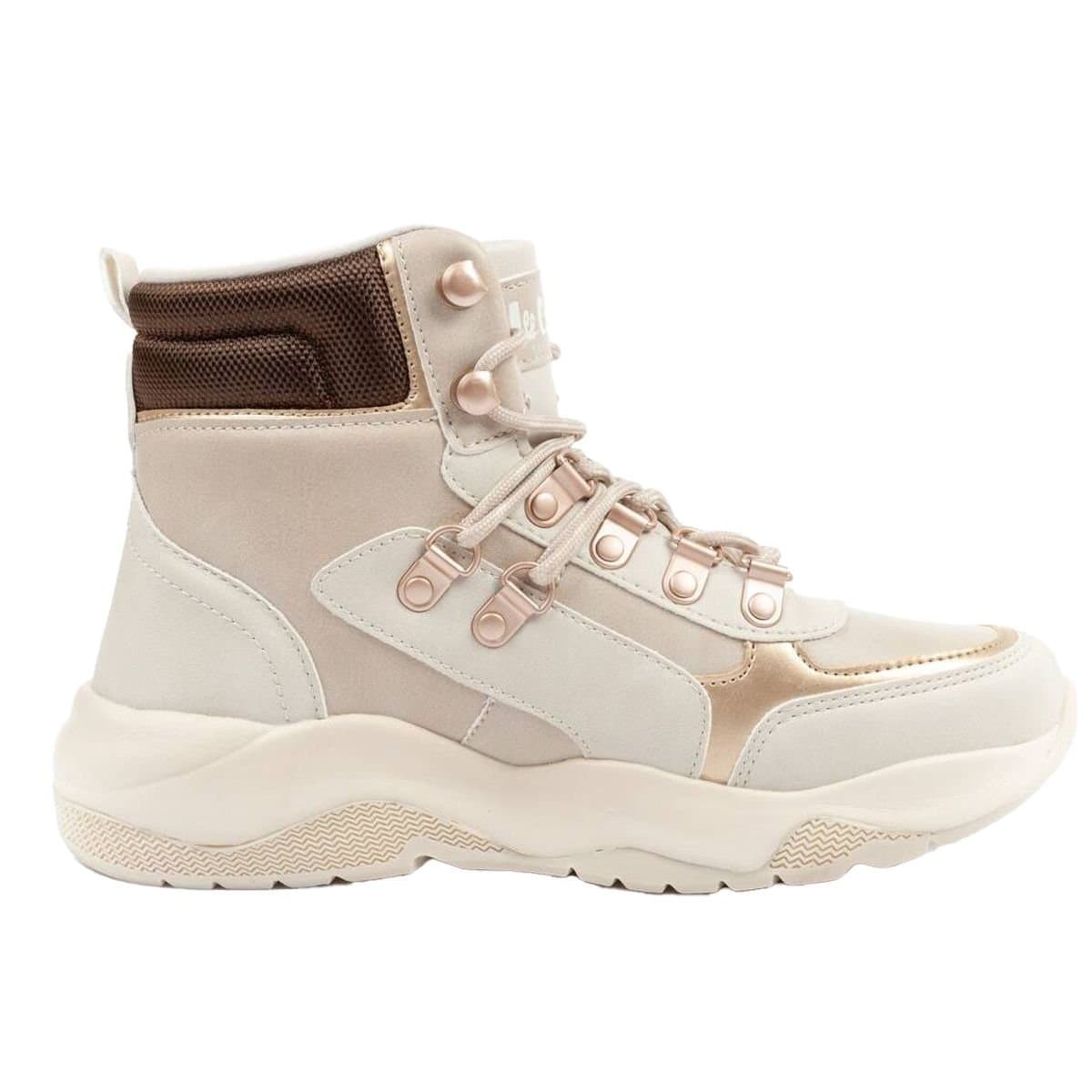 Lee Cooper Lee Cooper Women's High-top Trainers in Beige