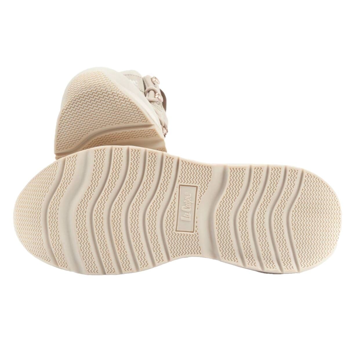 Lee Cooper Lee Cooper Women's High-top Trainers in Beige - 4