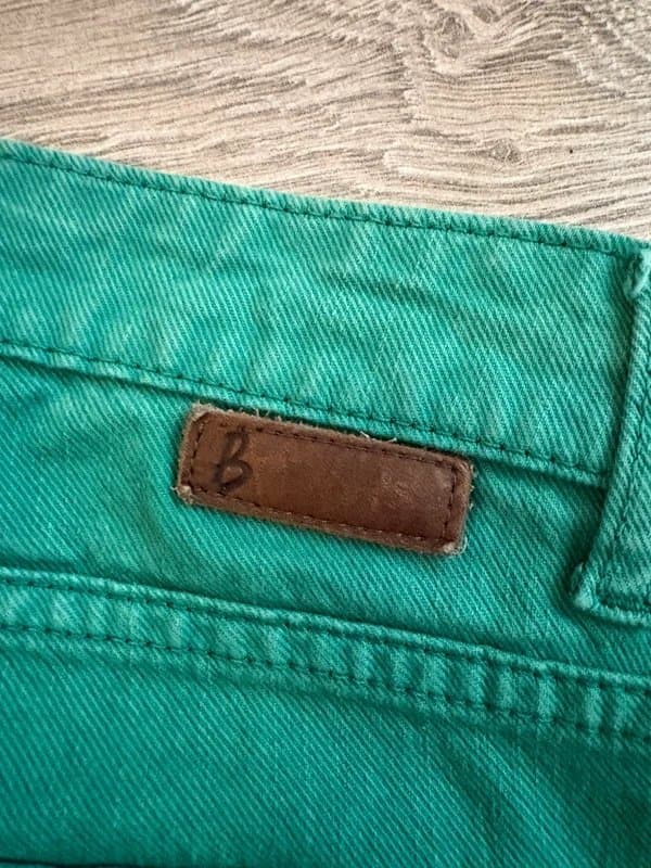 Boden Boden Green Skinny Jeans UK 10L Summer Cotton Trousers Teal Emerald Denim Slim Fit