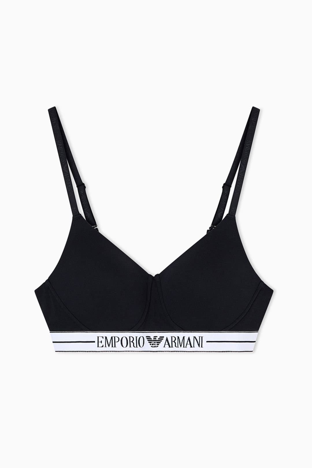 Emporio Armani Emporio Armani Women's Everyday Cotton Padded Soft Contour Bra Black