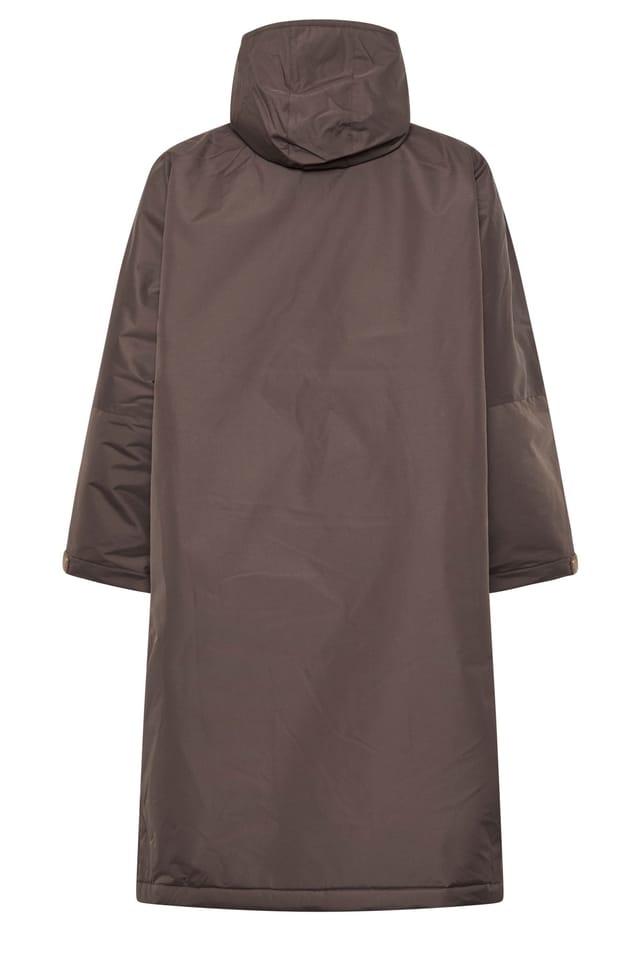 PixieGirl PixieGirl Women's Petite Fleece Lined Robe in Brown - 3