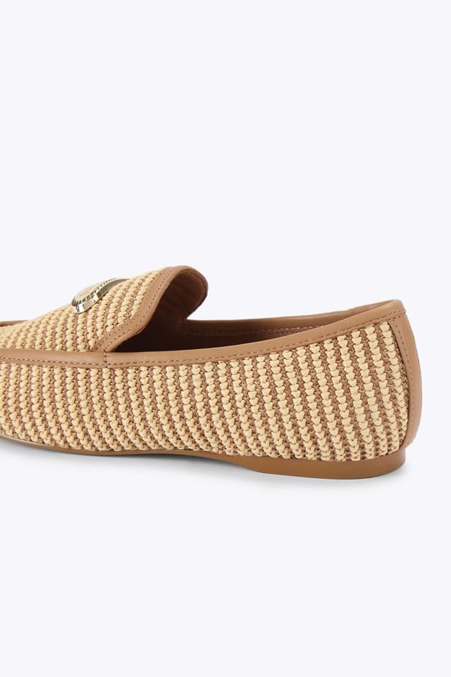 Steve Madden STEVE MADDEN Women's 'Ridgeview Beige Raffia' Flats - 3