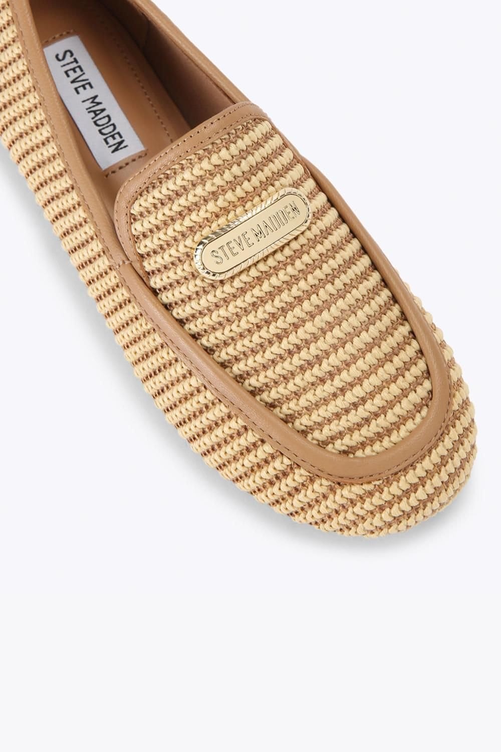 Steve Madden STEVE MADDEN Women's 'Ridgeview Beige Raffia' Flats - 4
