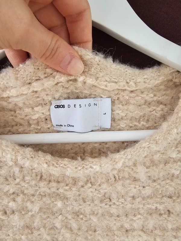 ASOS Design ASOS Design - Chunky Knit Cropped Jumper - Size L