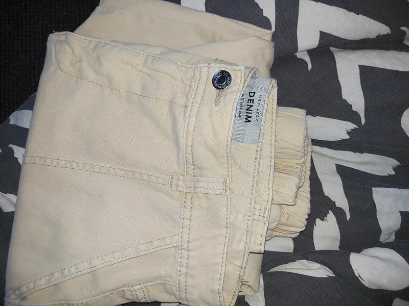 New Look Beige Denim Cargo Pants