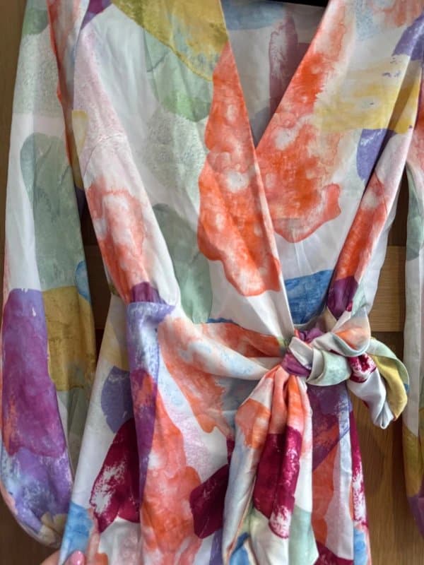 Never Fully Dressed Never fully dressed wrap silk patterned dress