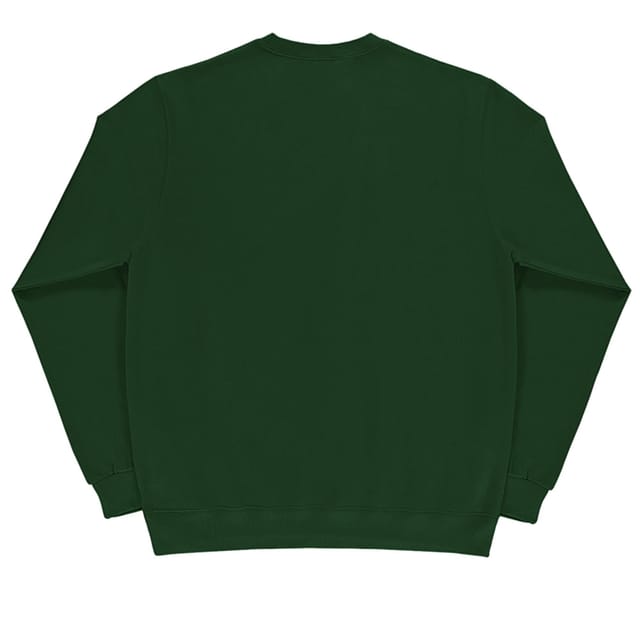 SG SG Men's Long Sleeve Crew Neck Sweatshirt Top in Bottle Green - 2