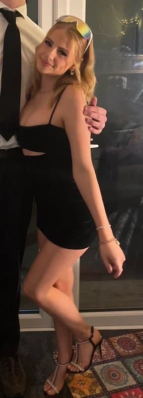 Bershka Black cut out Bershka dress