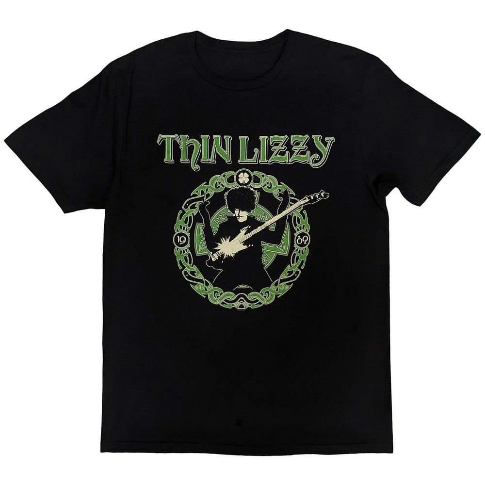 Thin Lizzy Thin Lizzy Men's Celtic Ring T-Shirt in Black