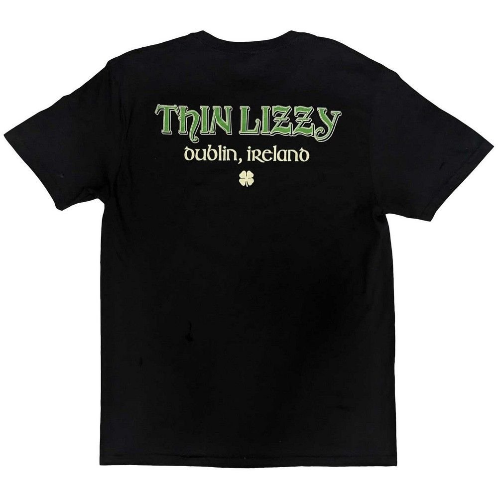 Thin Lizzy Thin Lizzy Men's Celtic Ring T-Shirt in Black - 2