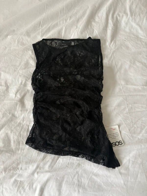 ASOS Black lace top