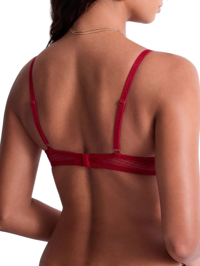 Aubade Aubade Women's Mystery Of Love Half Cup Bra in Red - 2